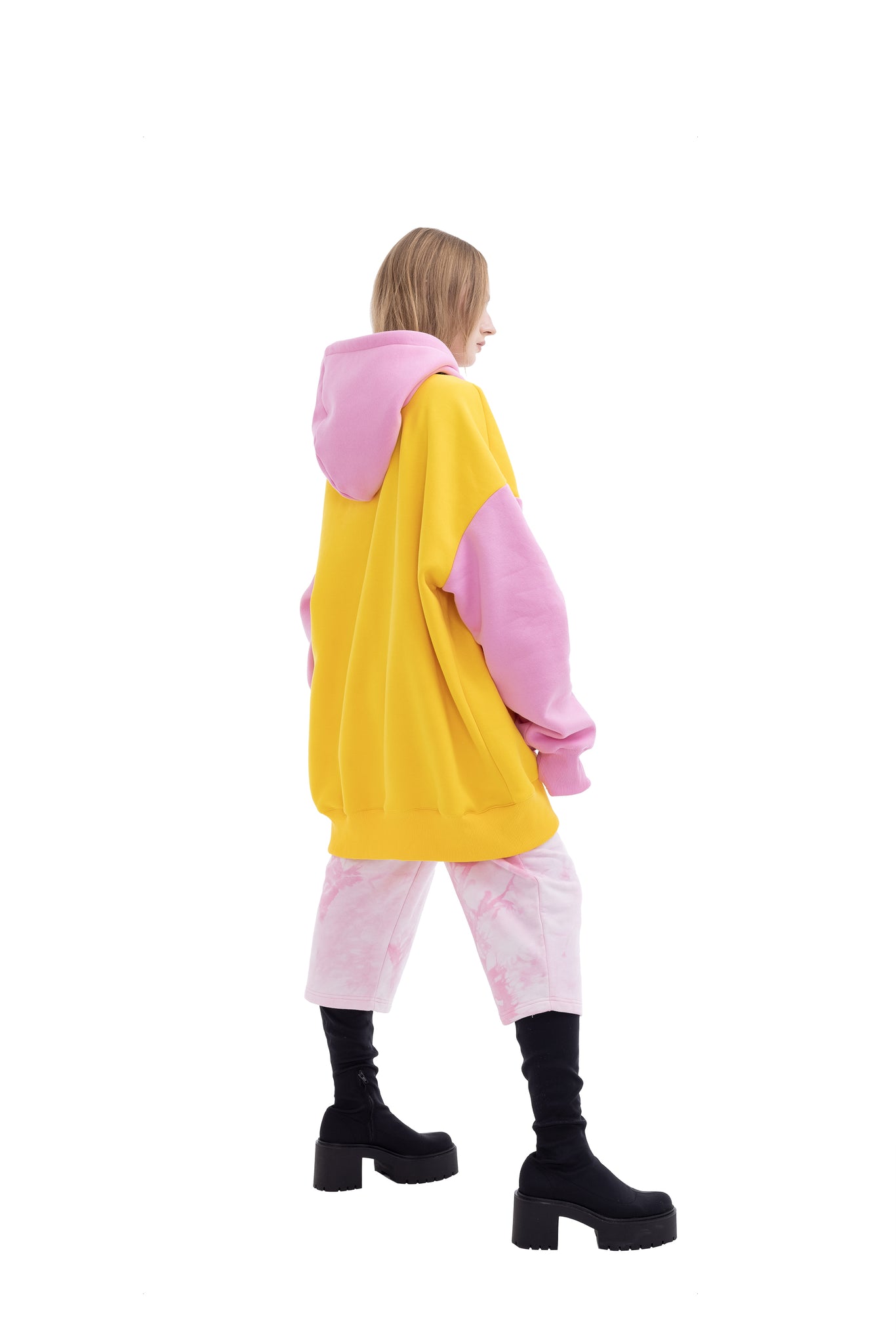 Сolor Block Super Oversized Unisex Hoodie