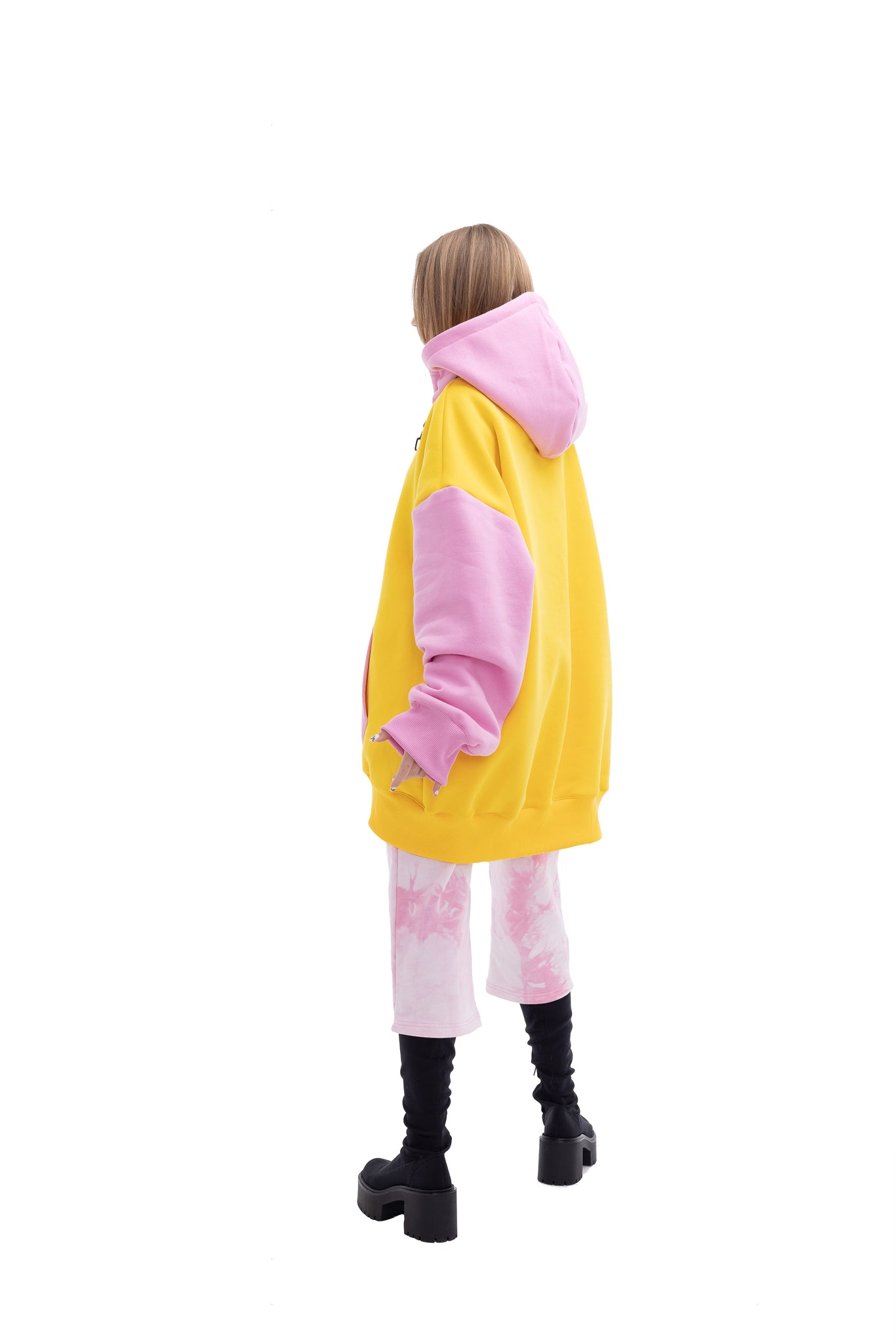Сolor Block Super Oversized Unisex Hoodie