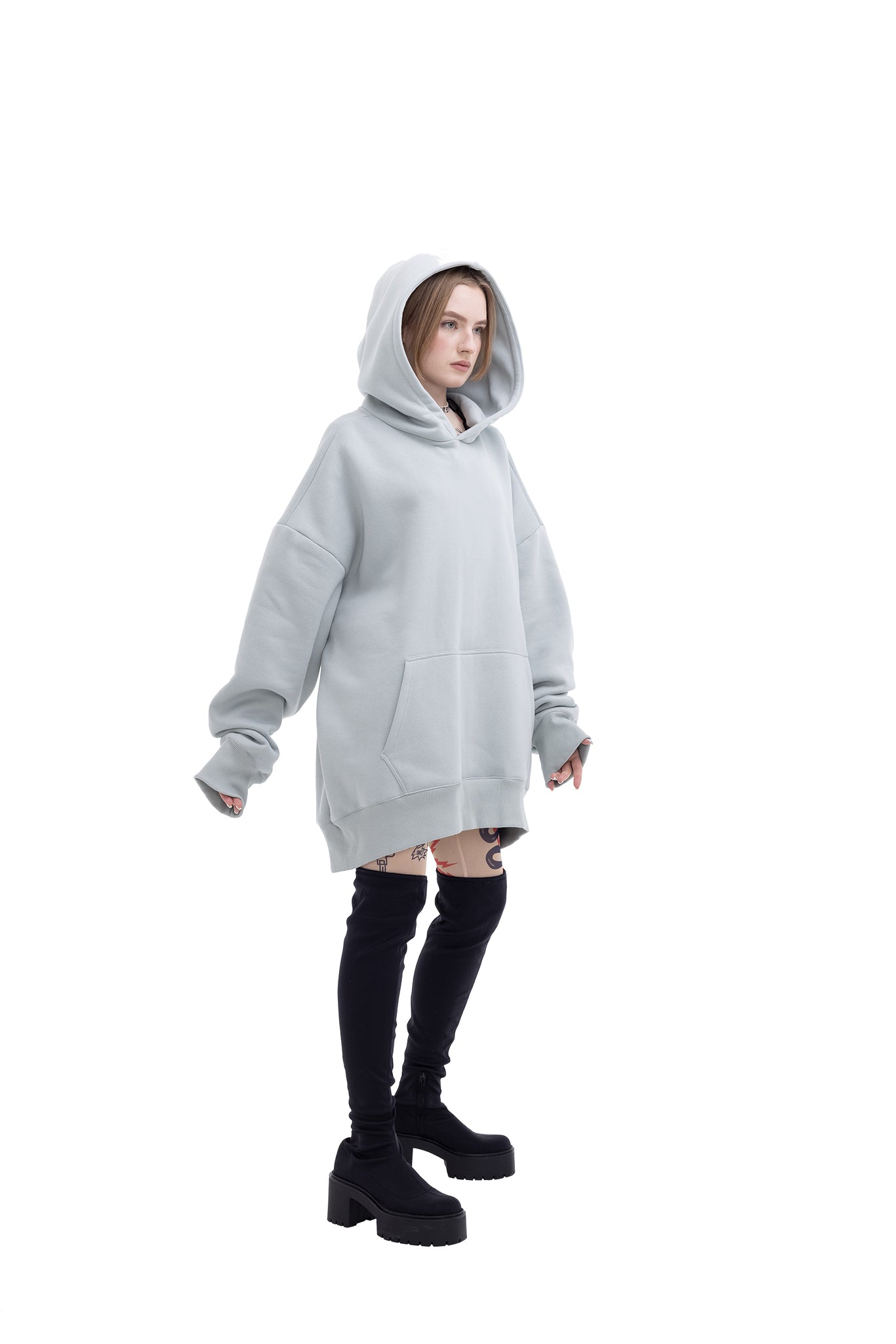 Light Olive Super Oversized Unisex Hoodie