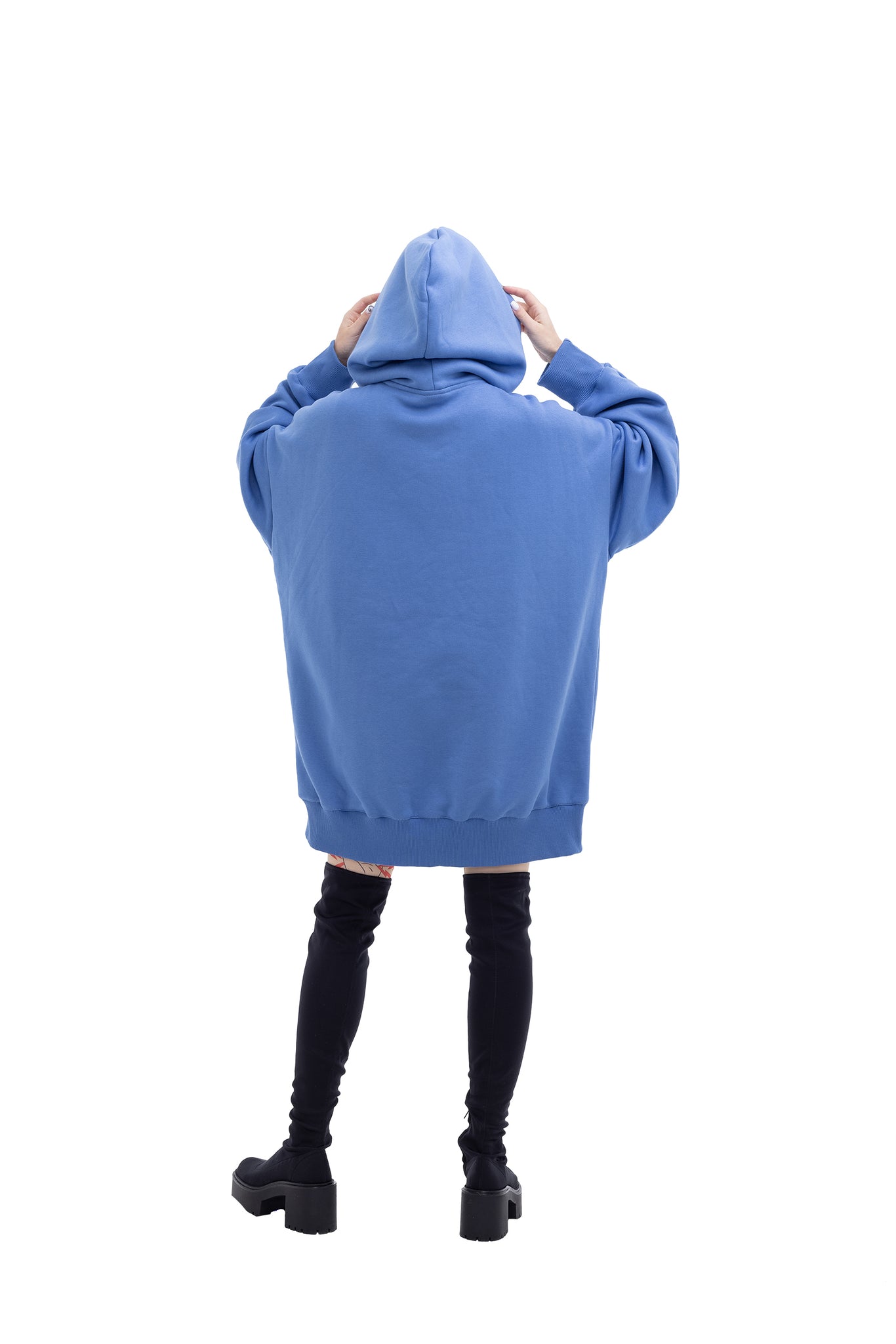 Deep Blue Super Oversized Unisex Hoodie