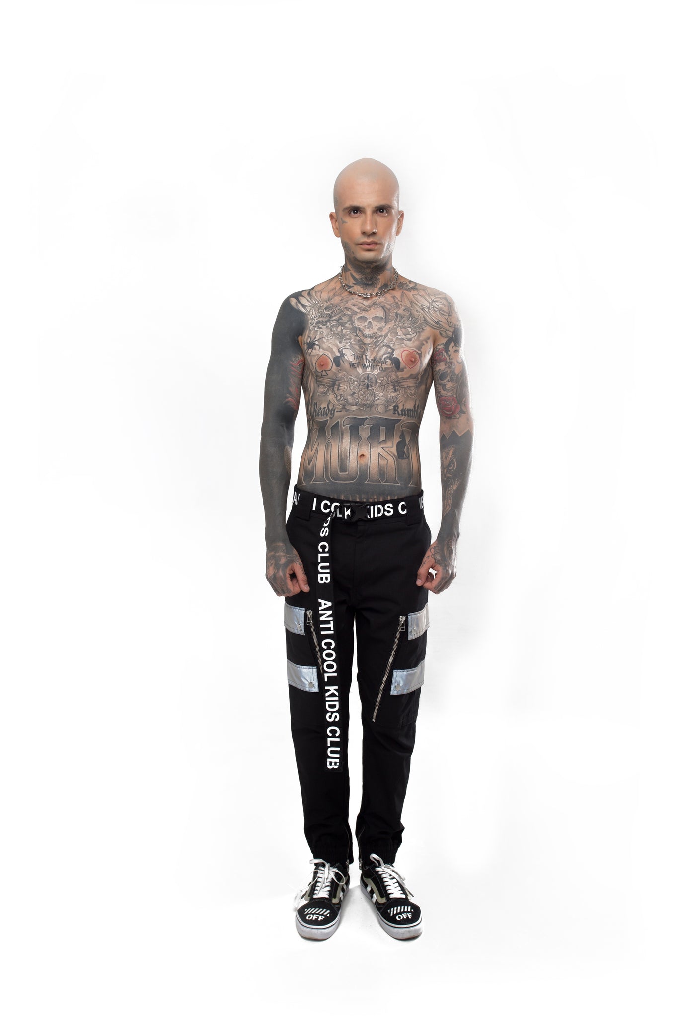 Male Cargo Pants with Reflective Pockets
