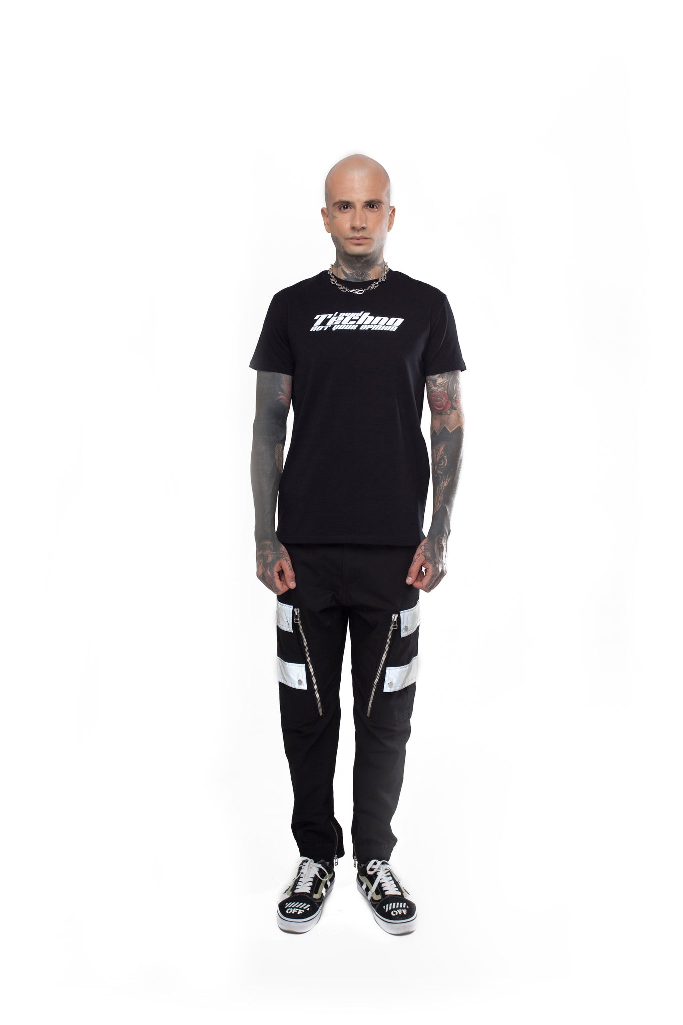 Male Cargo Pants with Reflective Pockets