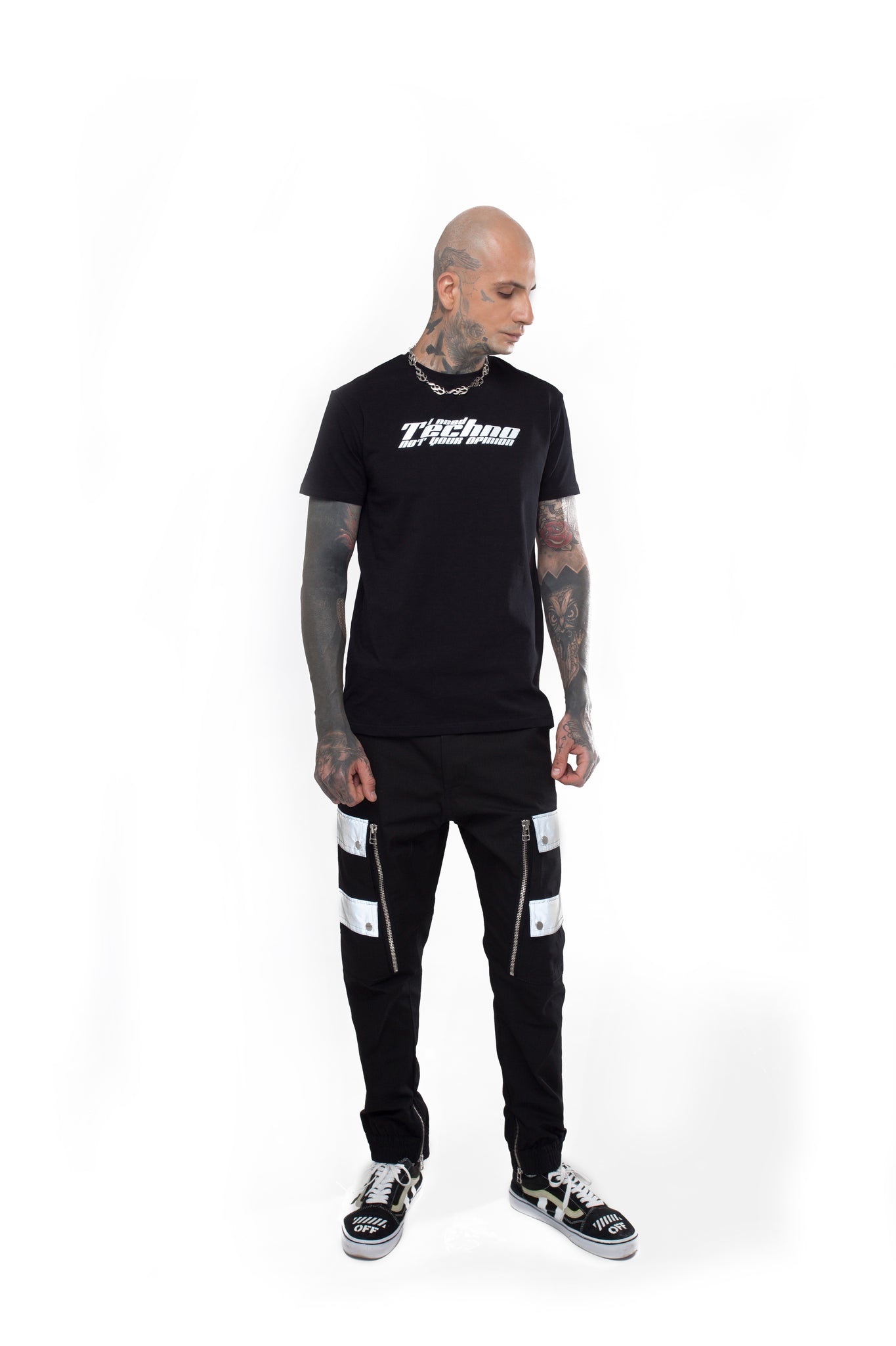 Male Cargo Pants with Reflective Pockets