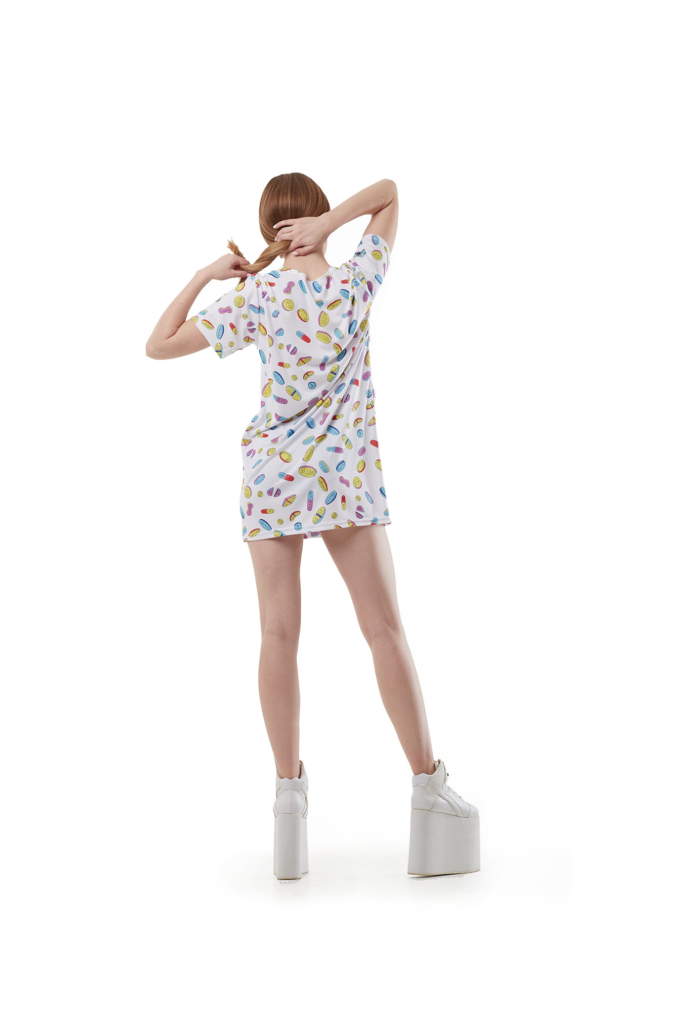Pills White - oversized T-shirt