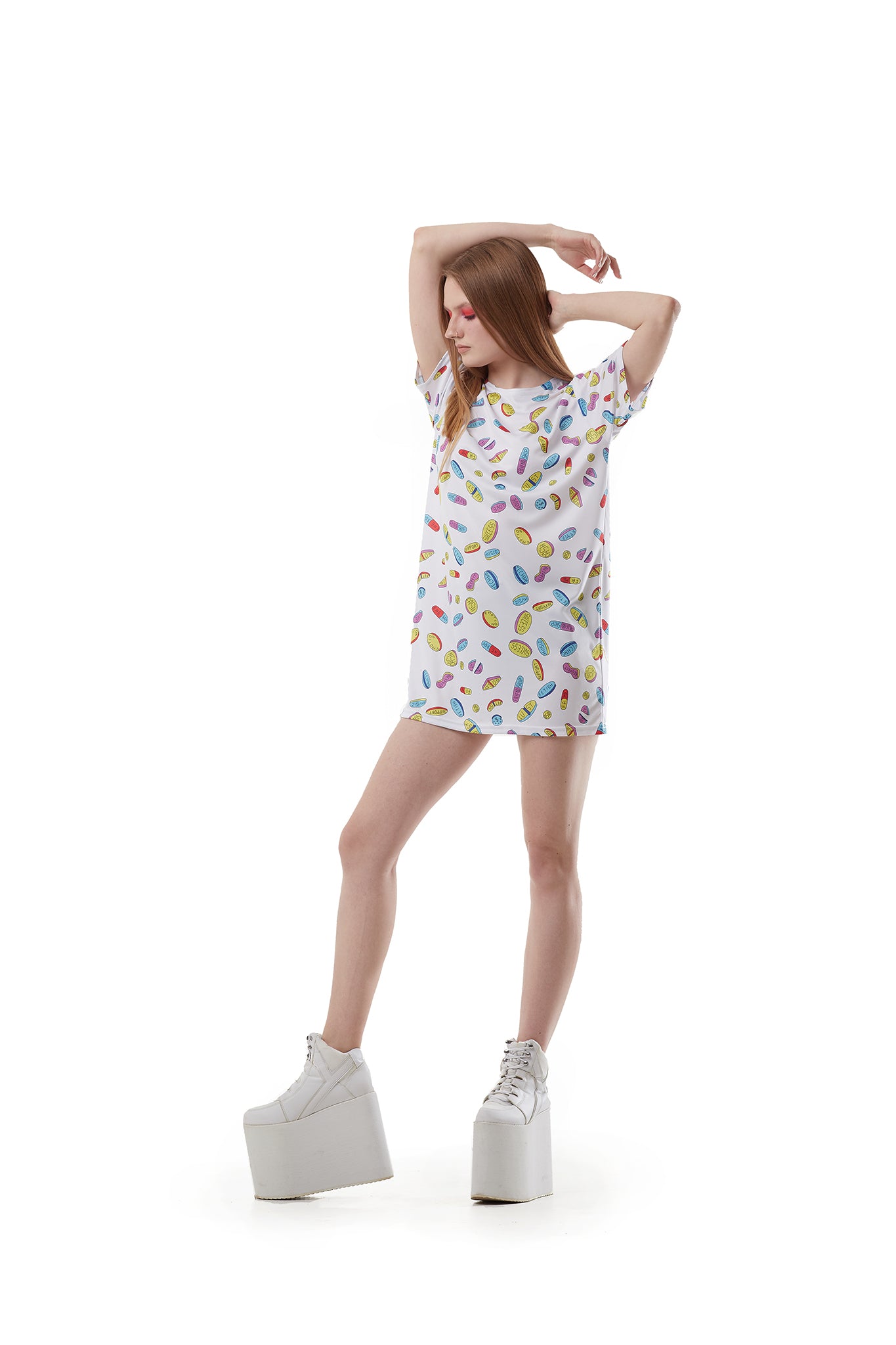 Pills White - oversized T-shirt