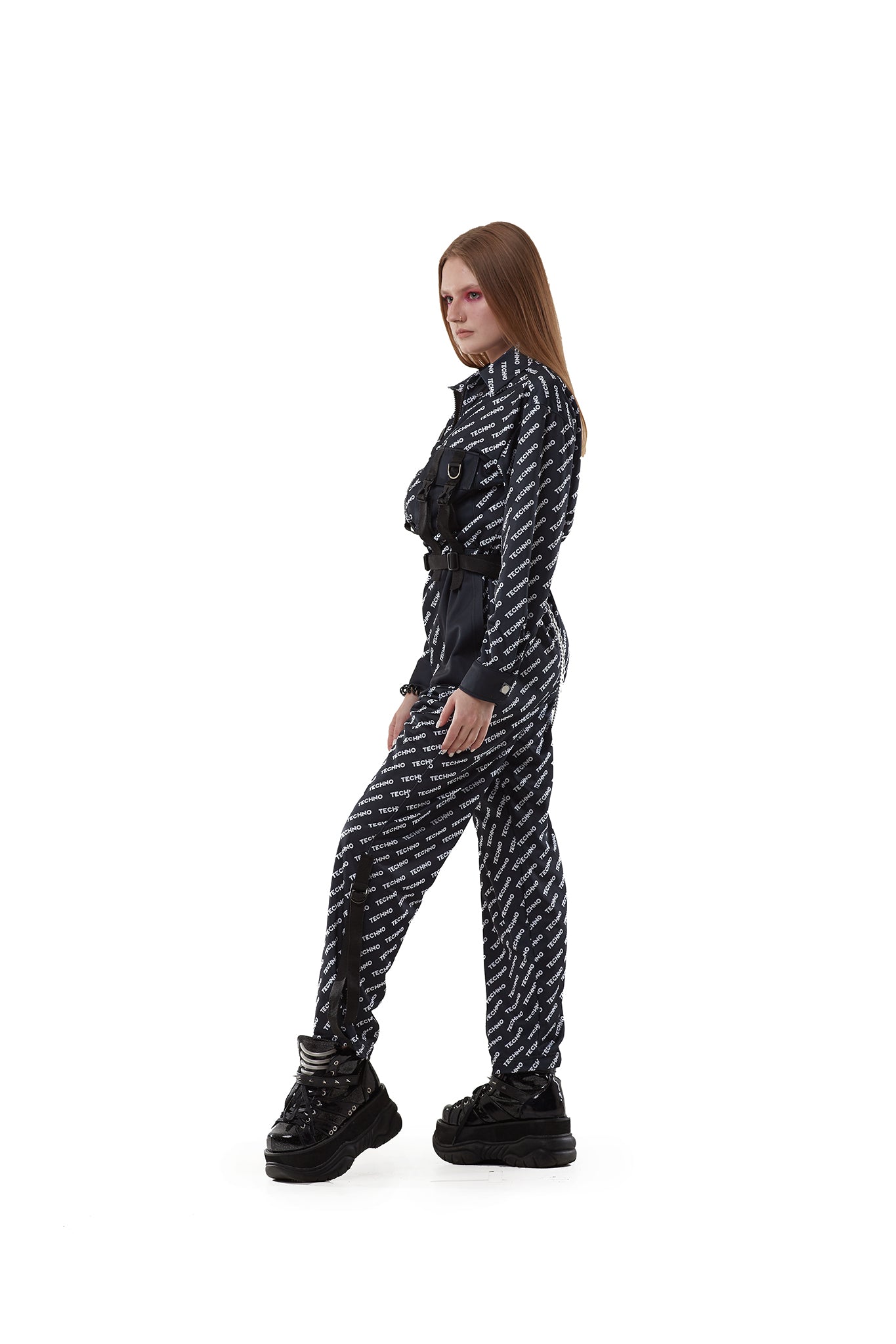 Techno cargo overalls