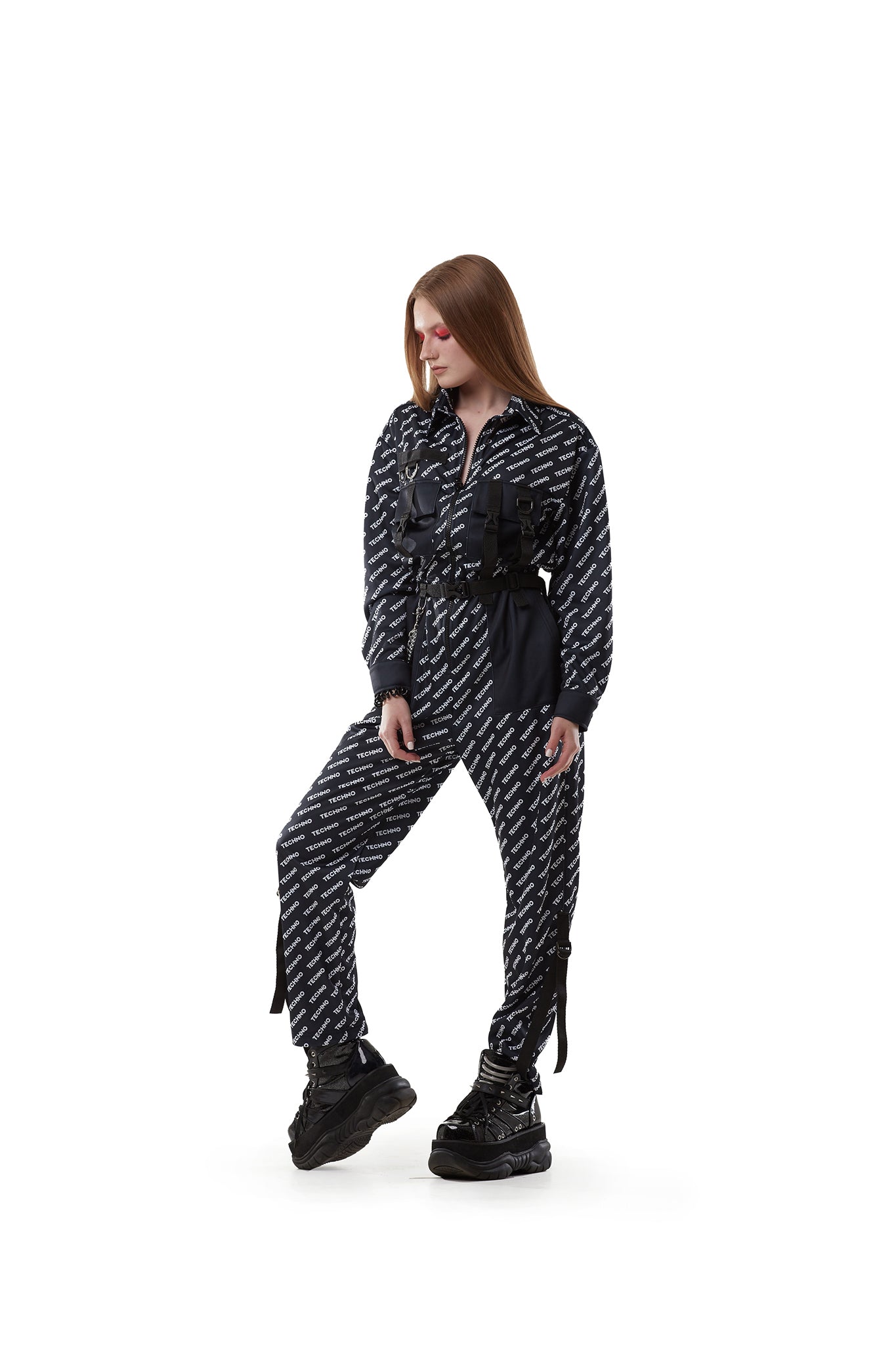 Techno cargo overalls