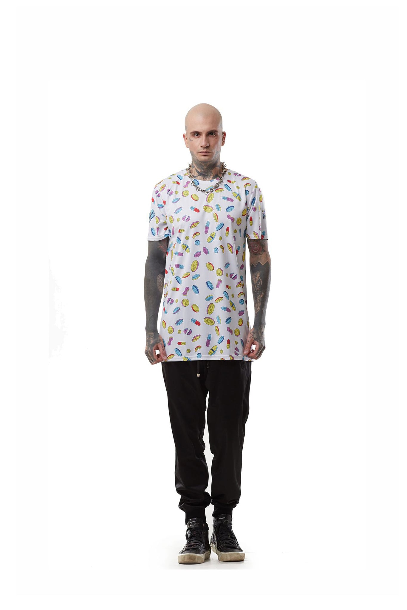 Pills White - oversized T-shirt