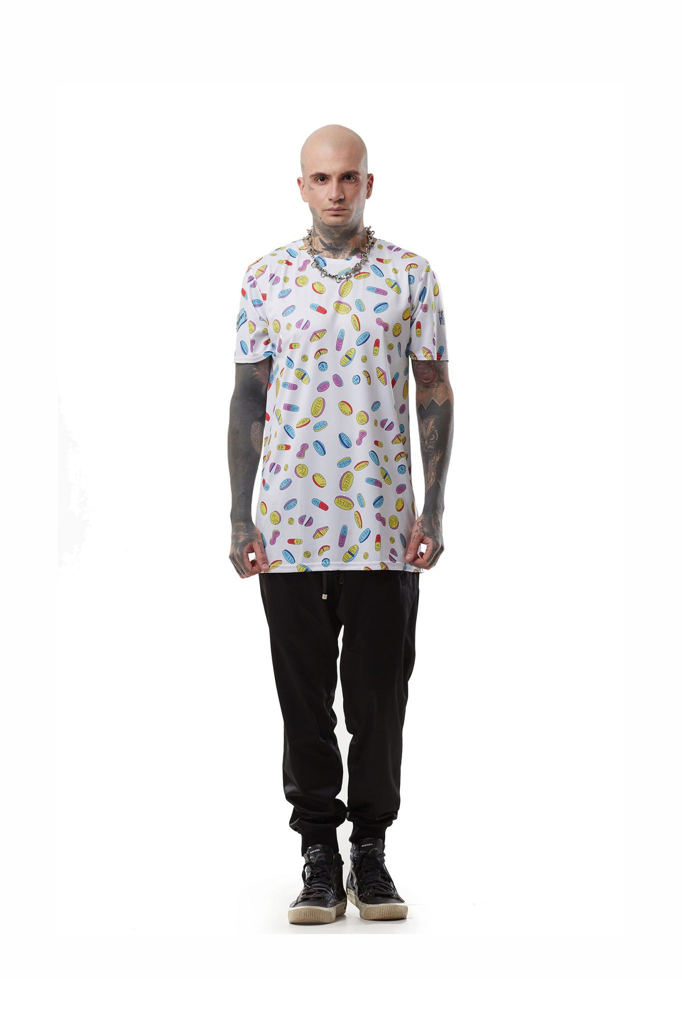 Pills White - oversized T-shirt