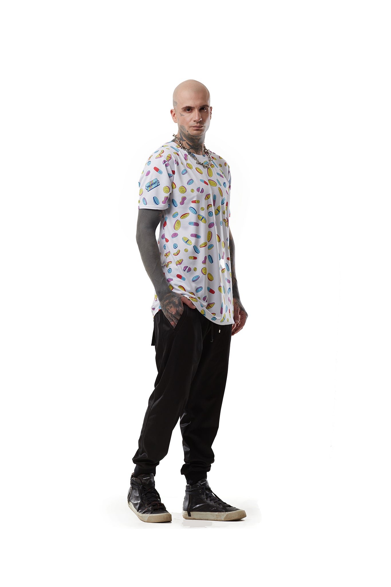 Pills White - oversized T-shirt