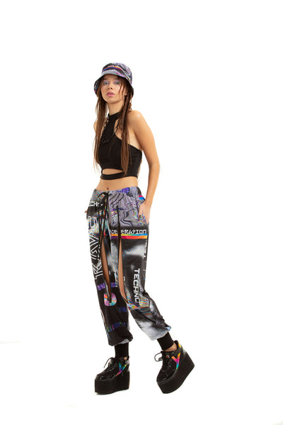 RAVE TV ZIP - up trousers