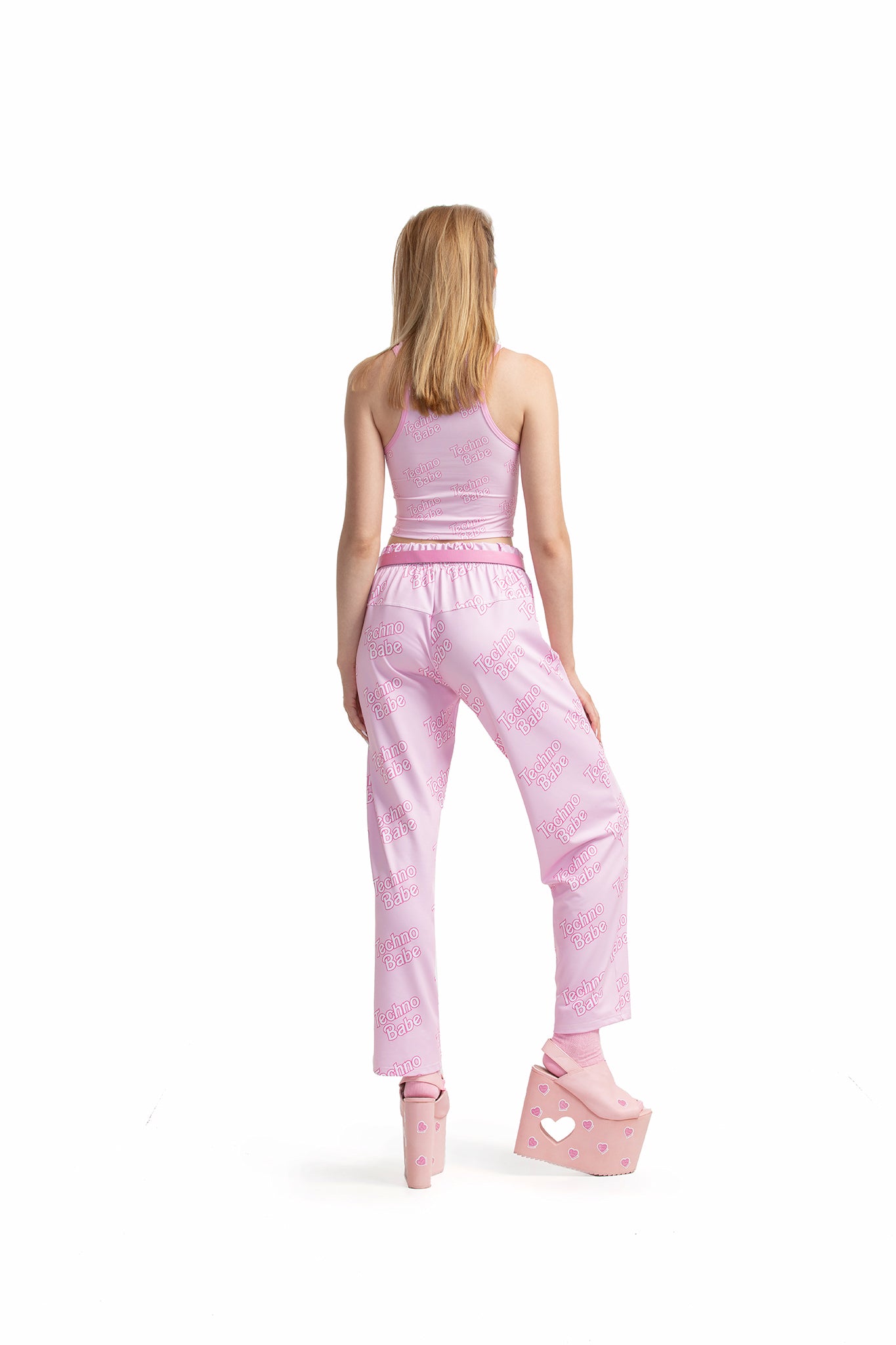 Techno Babe [Pink] - Ankle-length trousers