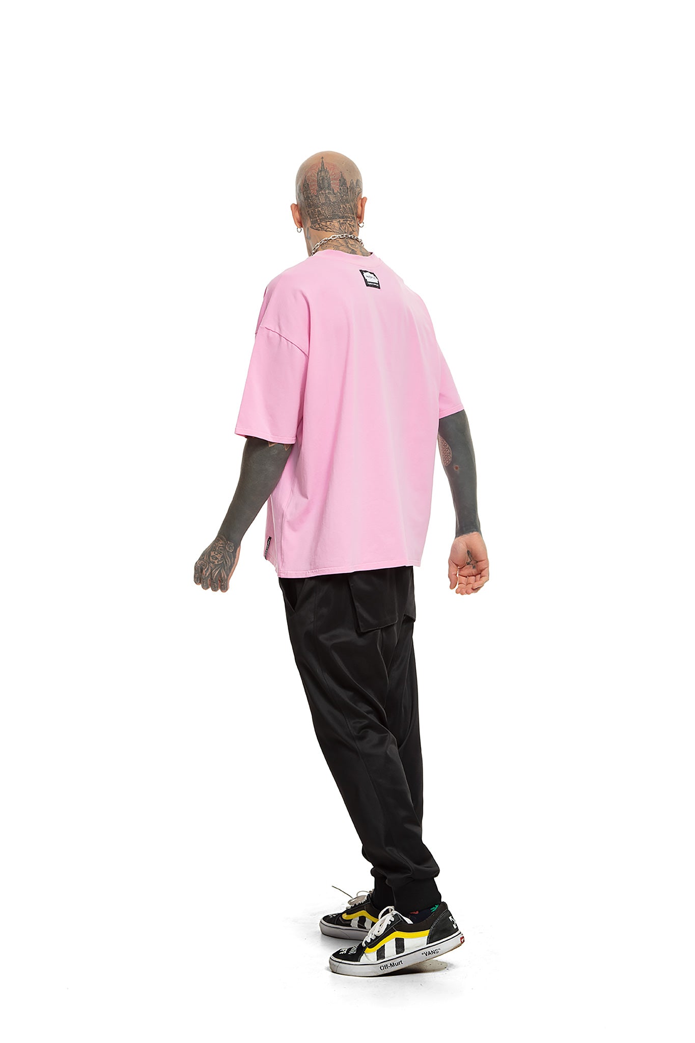Acid Tiger [Pink] Unisex Oversized T-shirt