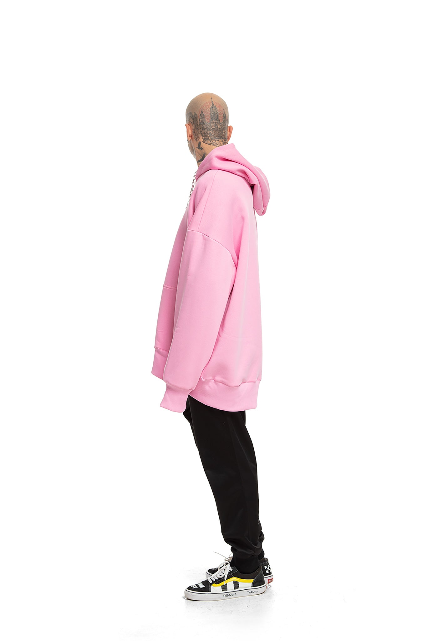 Super Oversized [Dark Pink] Hoodie