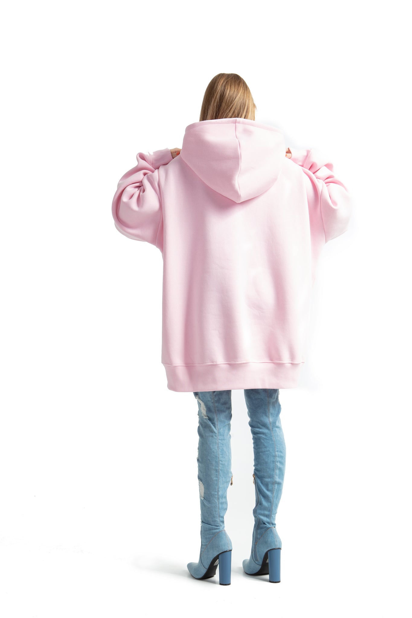 Super Oversized [Pink] Hoodie