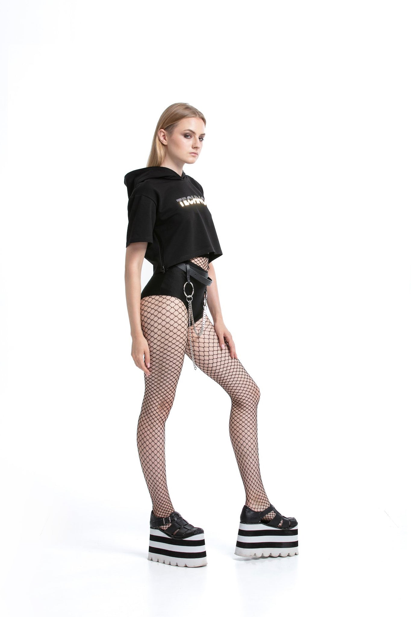 Shape Black High Waist Hotpants | Curve | PrettyLittleThing