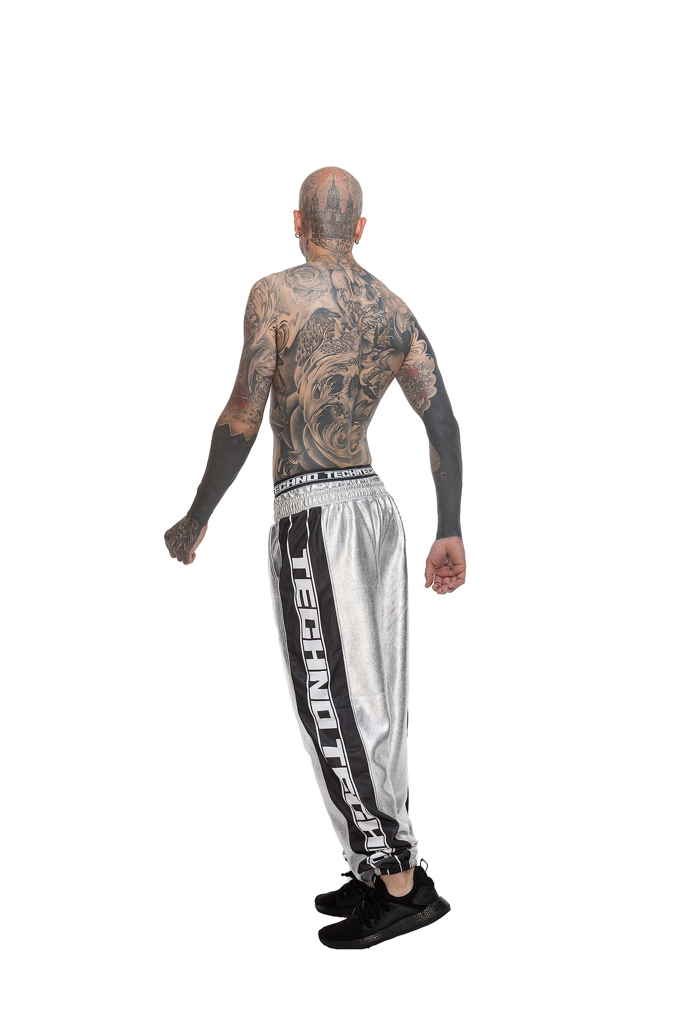 Double-waisted joggers [silver]