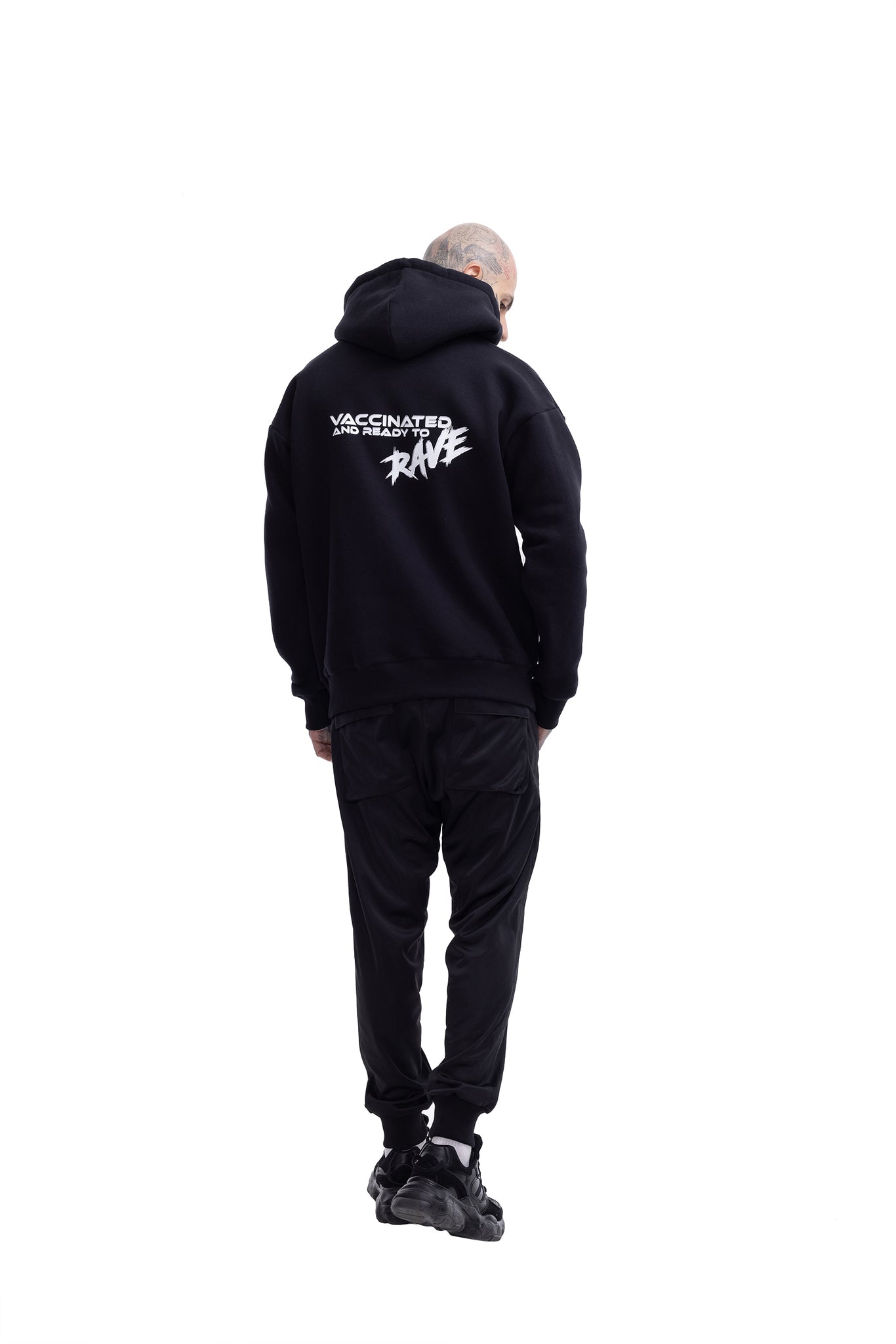 Vaccinated Hoodie with reflective details