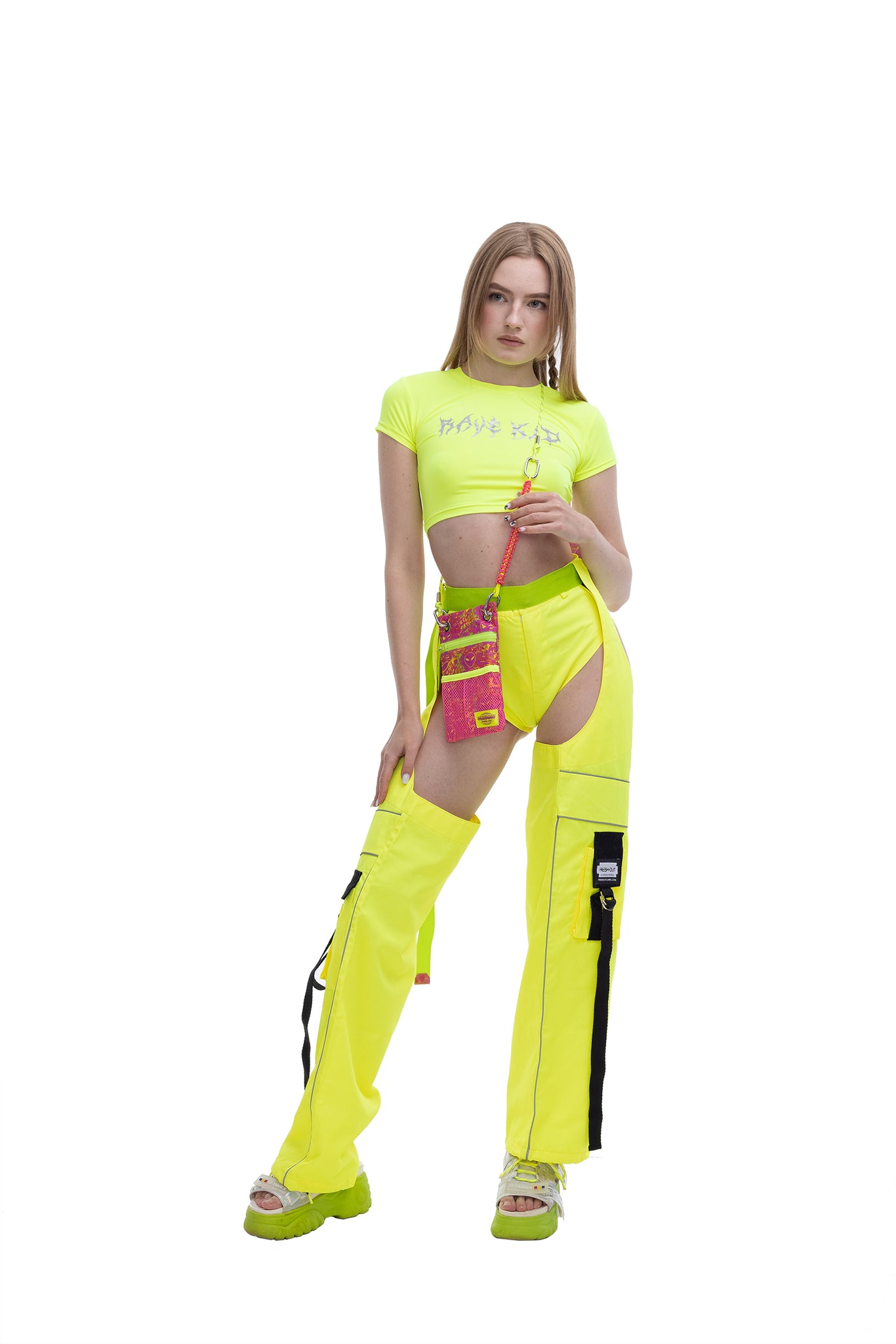 High Cut shorts [neon yellow]