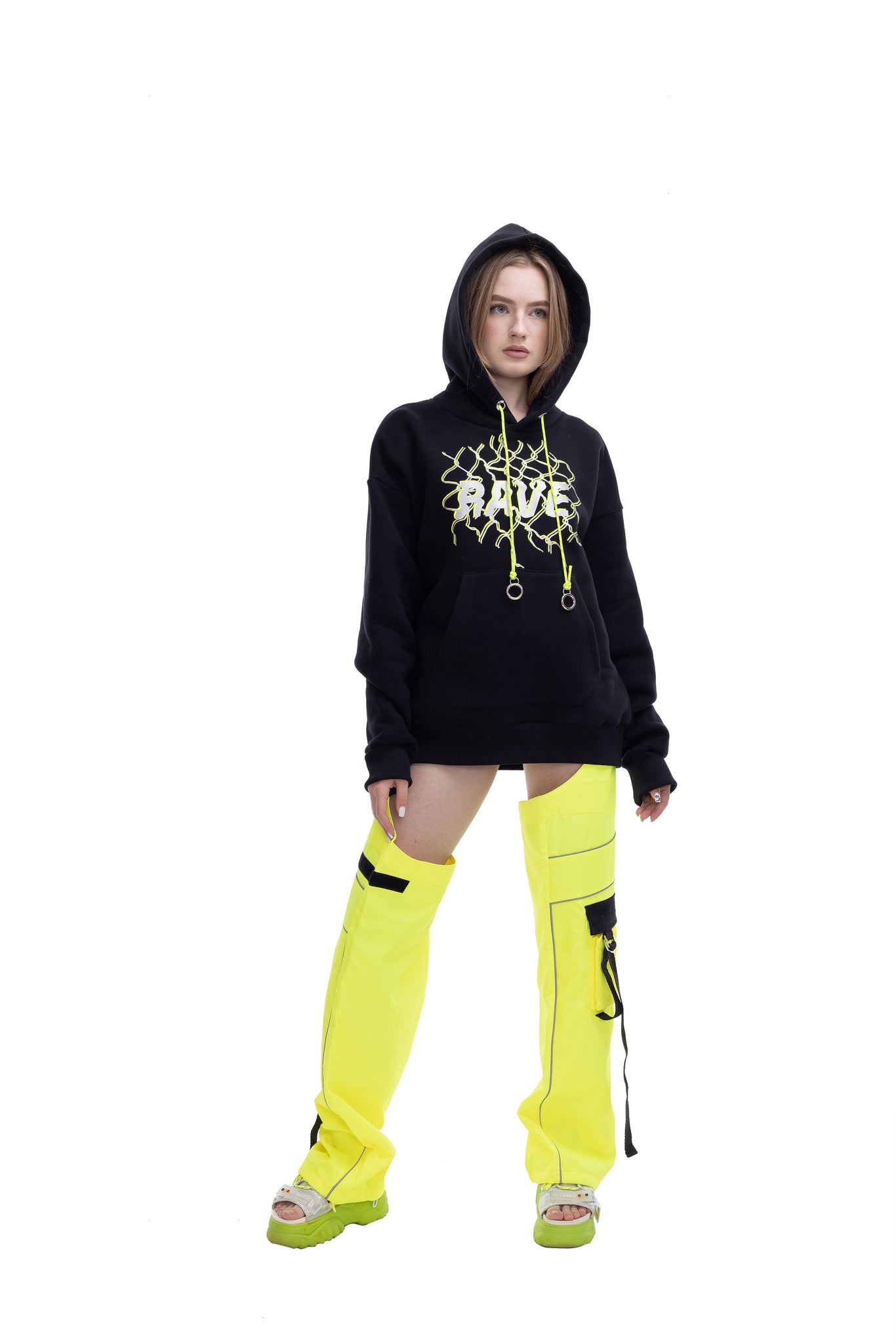Rave Hoodie with reflective details