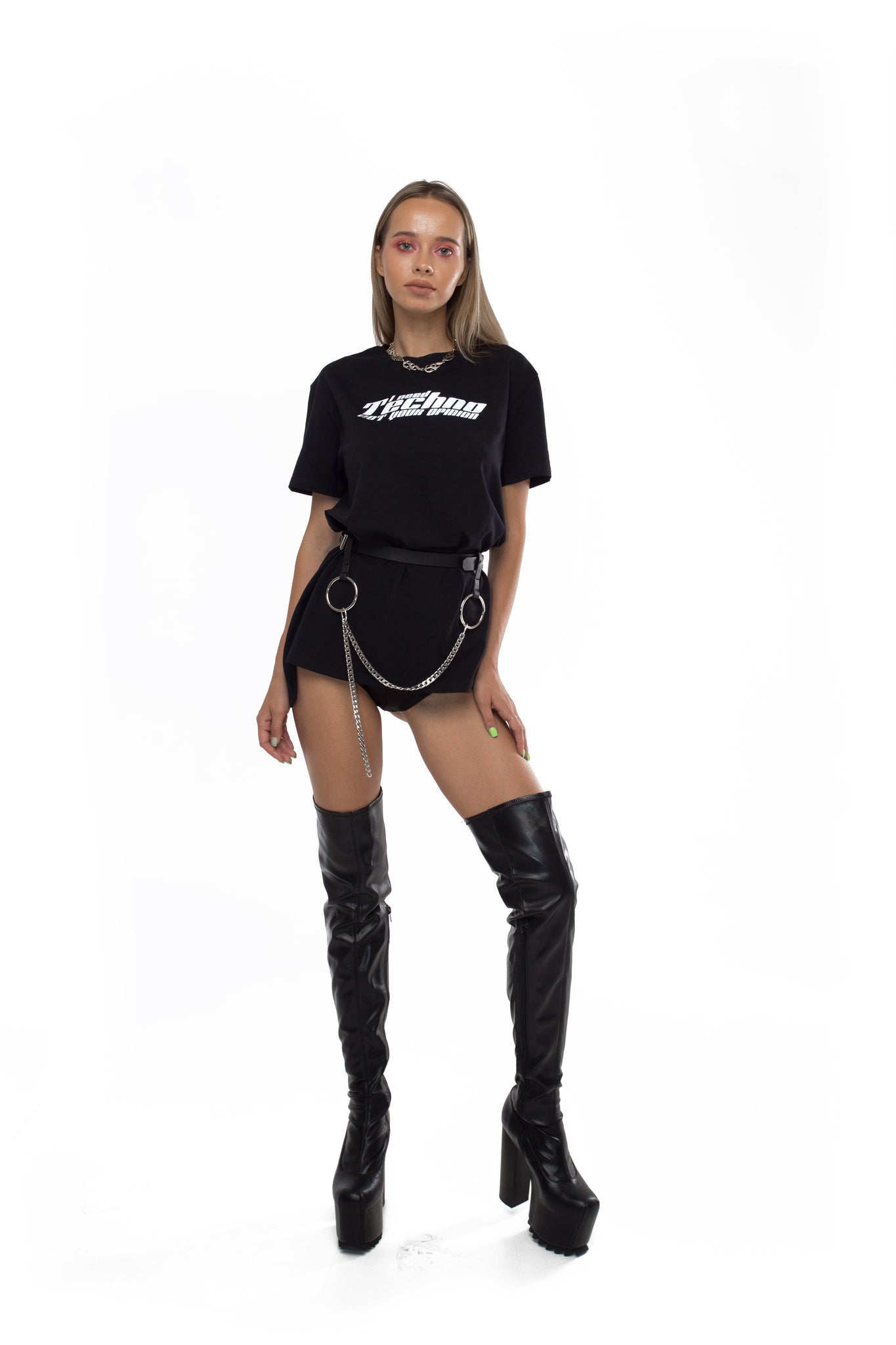 Need For Techno Reflective - regular fit T-shirt with side cuts