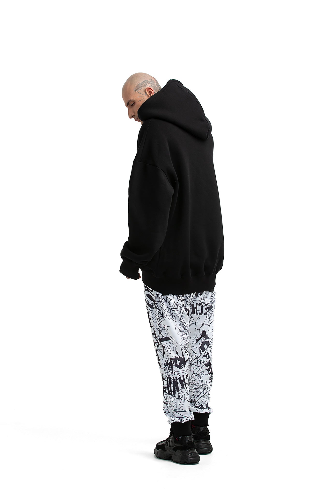 Rave Kid Super oversized hoodie [Black]