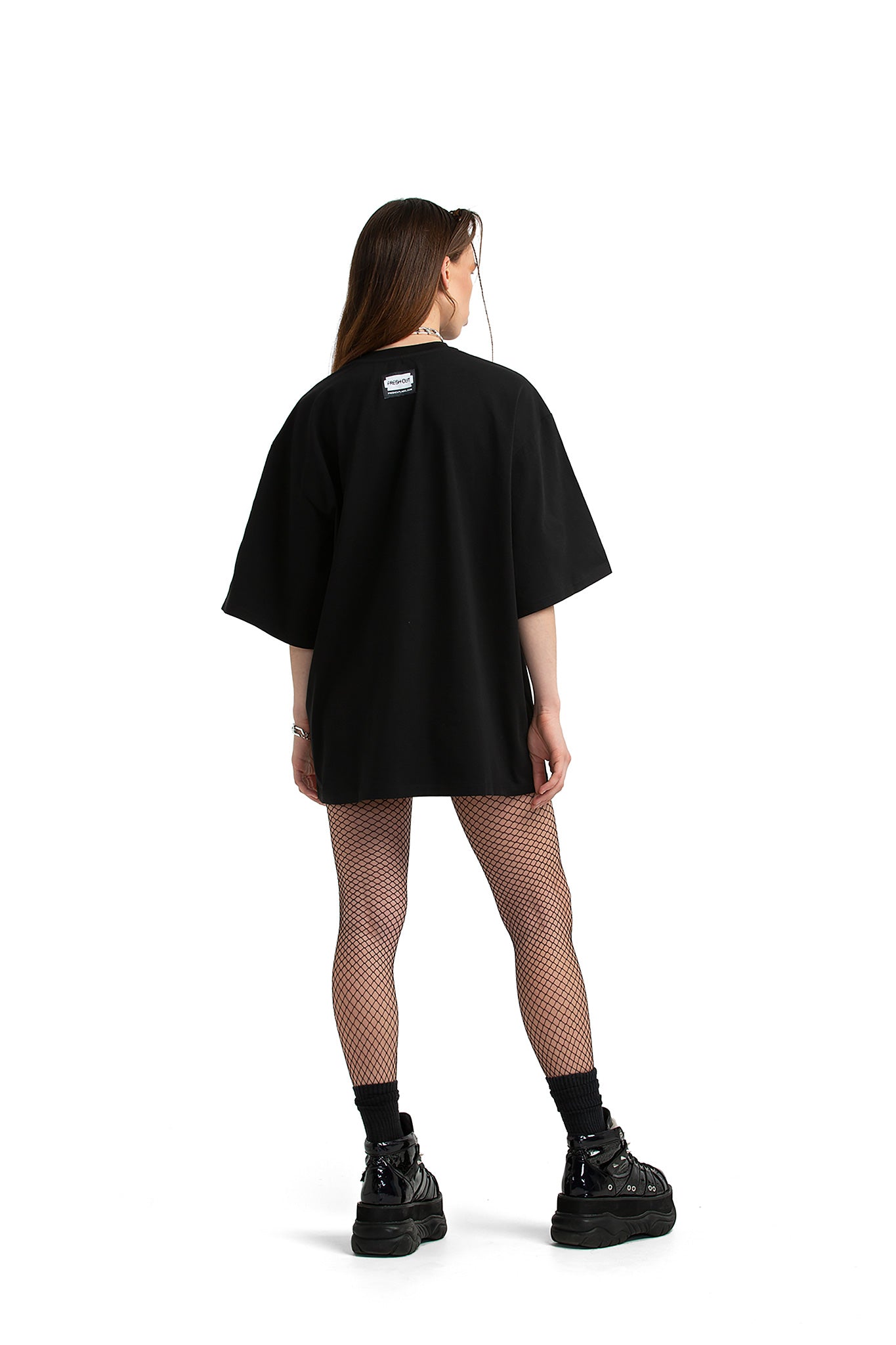 Techno Dragon übergroßes Unisex-T-Shirt [schwarz]